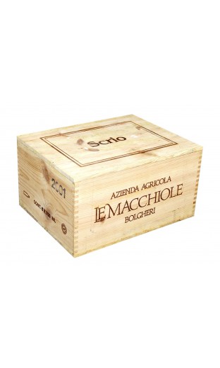Scrio 2001 - Le Macchiole (case of 6 bot.)