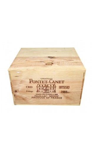 Château Pontet Canet 2003 (CBO 6 magnum)