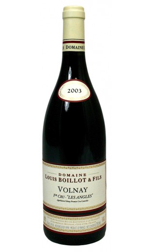 Volnay 1er cru les angles 2003 - domaine Louis Boillot & fils