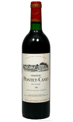 Château Pontet Canet 1981