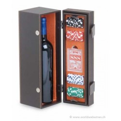 Wine case "poker" with accessories