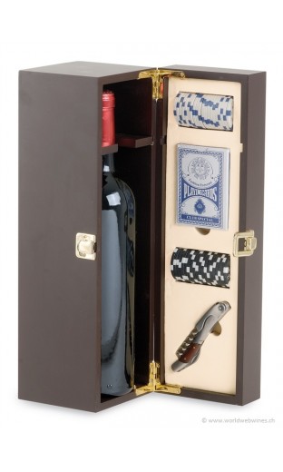 Brun wine case with one accessory - 1  bottle