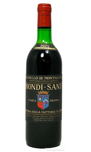 Brunello di Montalcino 1975 - Biondi Santi
