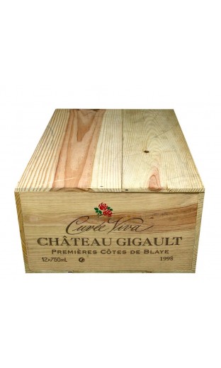 Château Gigault "cuvée Viva" 1998 (caisse de 12 bout.)