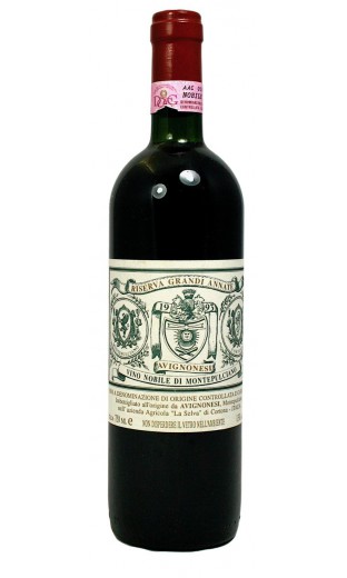 vino nobile di montepulciano grandi annate riserva 1993 - avignonesi